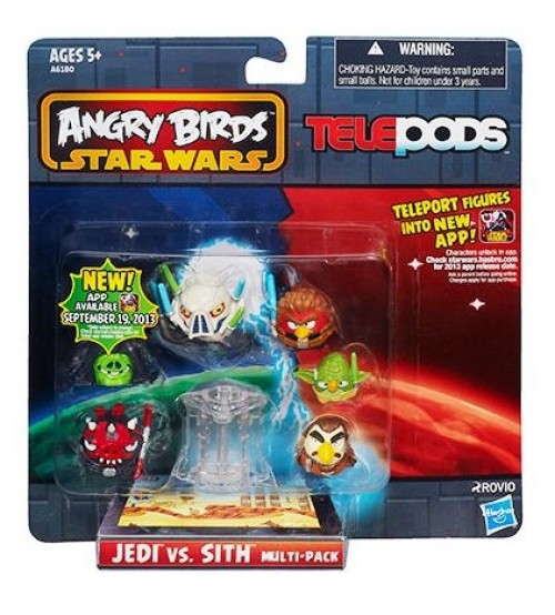Мульти-набор Angry Birds Star Wars TelePods Джедаи против Ситхов